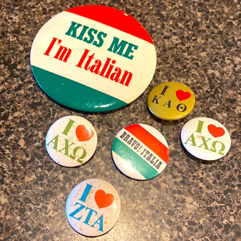 Retro Buttons - Set of 6
